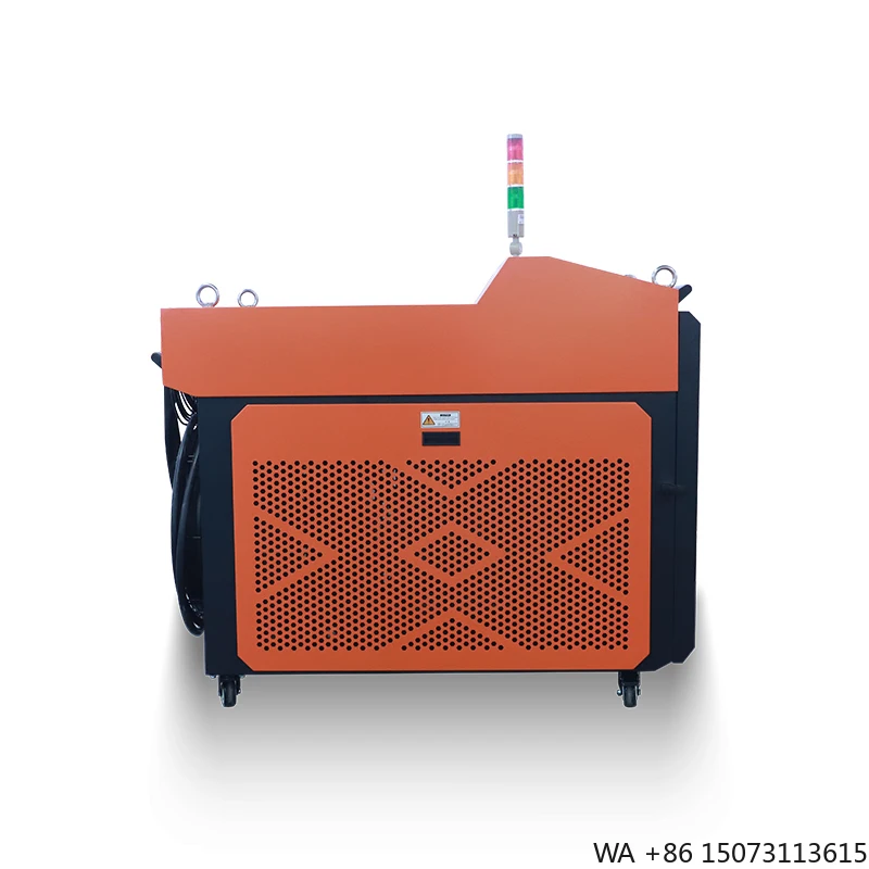 เครื่องทำความสะอาดคลื่นต่อเนื่อง 2000 วัตต์ สำหรับการกำจัดสนิมพื้นที่ขนาดใหญ่บนเรือและโครงสร้างเหล็กอย่างรวดเร็ว