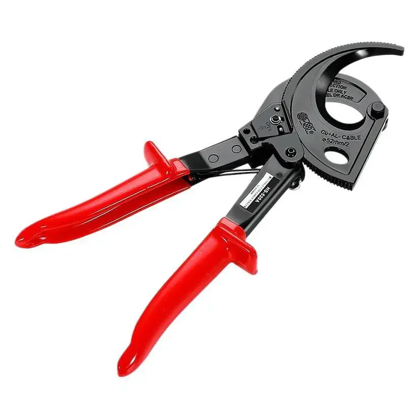 

Ratchet Cable Cutter HS-520A Manual Wire Cutting Pliers Electrical Tool Wholesale