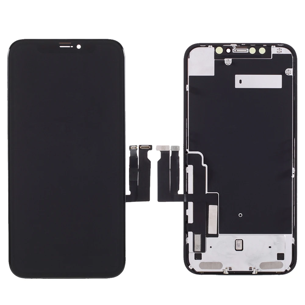 

for iPhone XR 6.1-inch LCD Screen and Digitizer Assembly Part with Bracket and Iron Sheet (C3F Version) (without Logo)