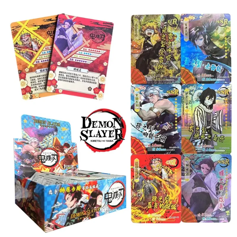 

Flash Demon Slayer Cards Chinese Version SSP Card Ultra Rare Card Tanjirou Kamado Nezuko Character Collection Card