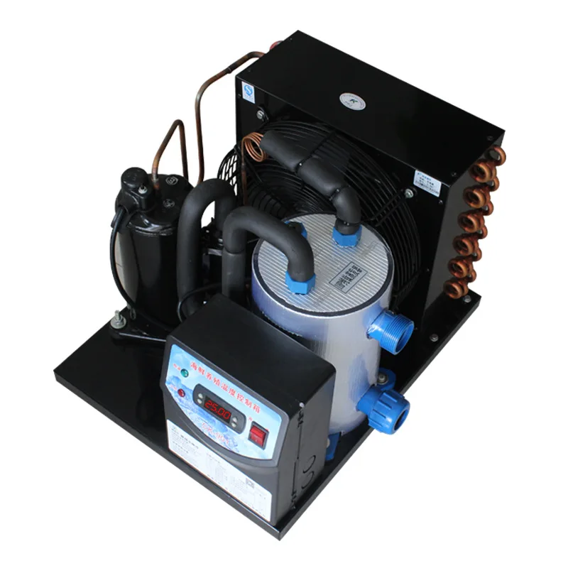 Aquarium Water Chiller Open Type Cooling Unit Commercial for Hydroponic Aquaculture Fish Tank Restaurant Seafood Display Cooling