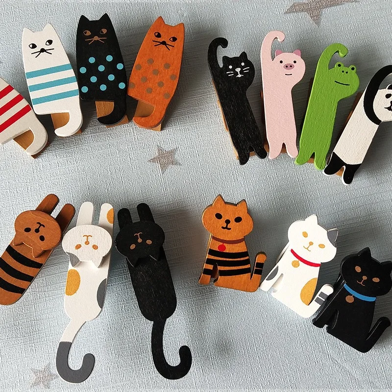 

Подарки Деревянные камни Zakka Бакалея Внешняя торговля Зажимы для животных Закуски Прищепки для белья Оптовая продажа Офисные школьные принадлежности Kawai Скрепки