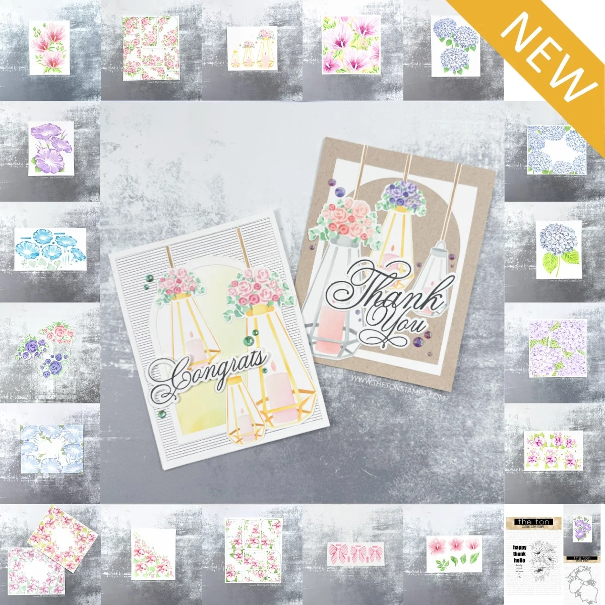 Glory Cheer Hydrangea Border Rose Bows Pansies Metal Cutting Dies Clear Stamps Stencil DIY Decorating Scrapbook Gift Card 2026