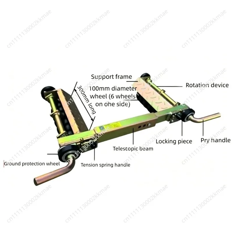 4 Whee Self-jacking Skates Recovery Skates Dolly Wheel Loader Car Wheel Loading Lift Dolly Jack