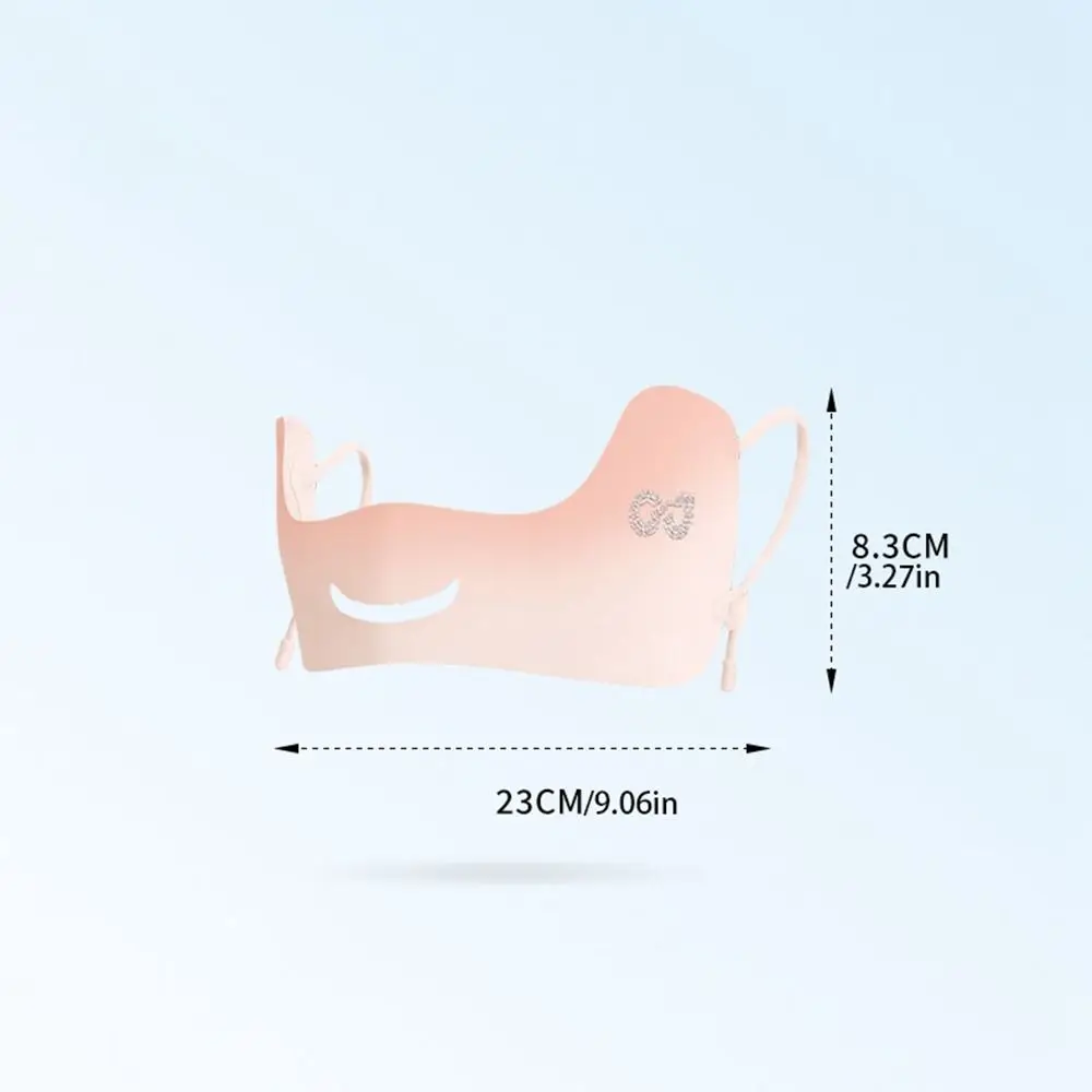 Sunscreen Face Scarf Ice Silk Sunscreen Mask Thin Breathable Summer Face Cover UV Protection Eye Protection Face Gini Mask