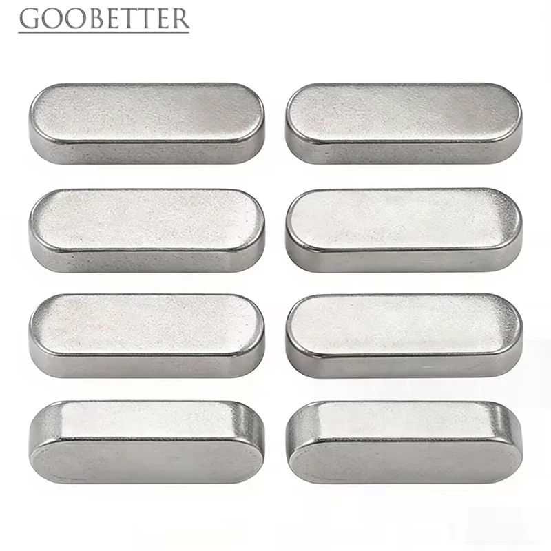 

304 Stainless Steel Parallel Key, Round End Flat Key Type A, Square Key, GB1096 Motor Key, Drive Shaft Key M3 M4