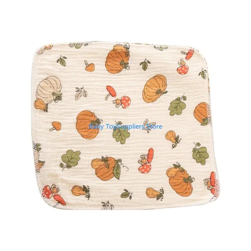 

R1WF Multipurposed Baby Washcloth 6-layer Square Towel Newborns Face Towel