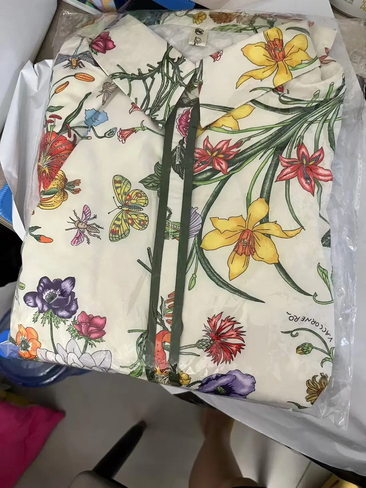 Fashion Floral Print Elegant Summer Pleated Midi Long Dress Shirt Street Casual Lady Office Work Dresses