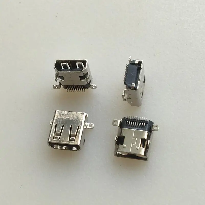 For micro HDMI D interface female seat socket micro high definition socket connector front plug and rear paste
