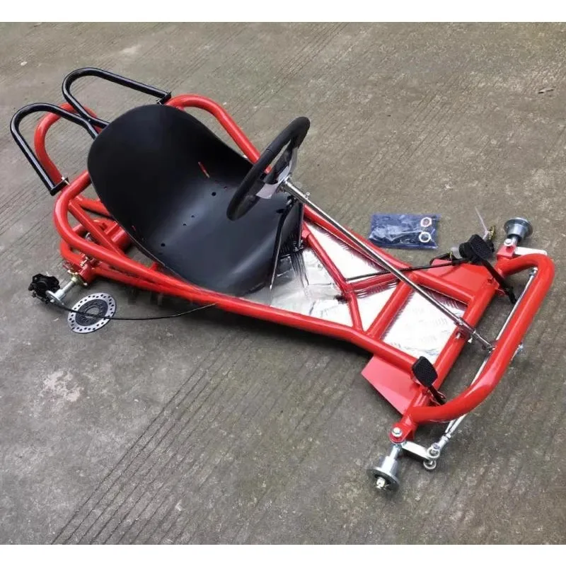 Kart Accessories Full Set of Frame Body Front Steering Rear Axle Rear Axle 5-inch Tires
