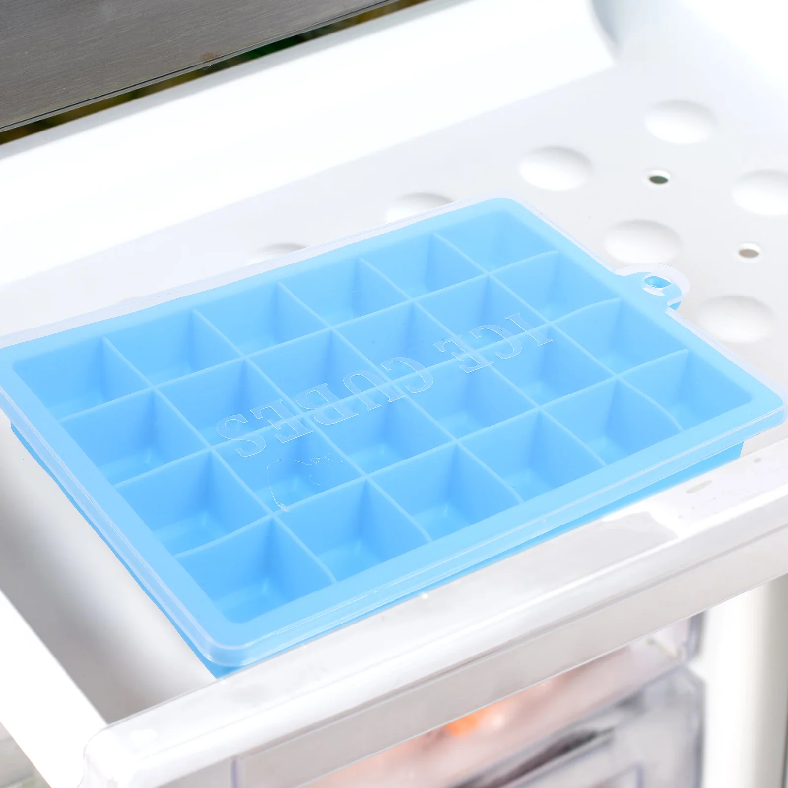 

Silicone Ice Cube Tray 24-Grids Bendable Flexible DIY Mold for Ice Chocolate Jelly Home Coffee Shop Restaurant