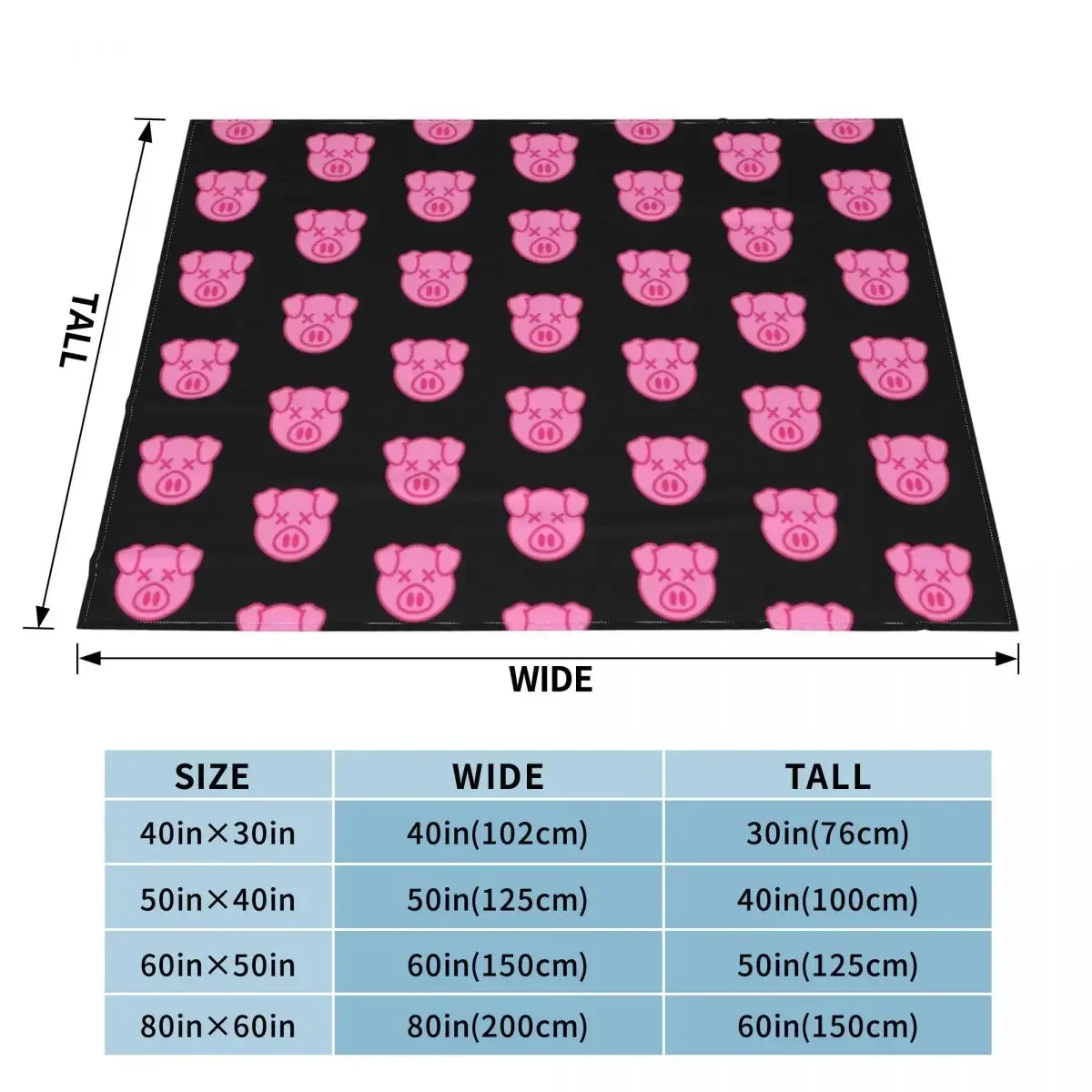 Shane Dawson Pig Merch Jeffree Star Throw Blanket Thins warm for winter Blankets hello kitty blanket  picnic blanket