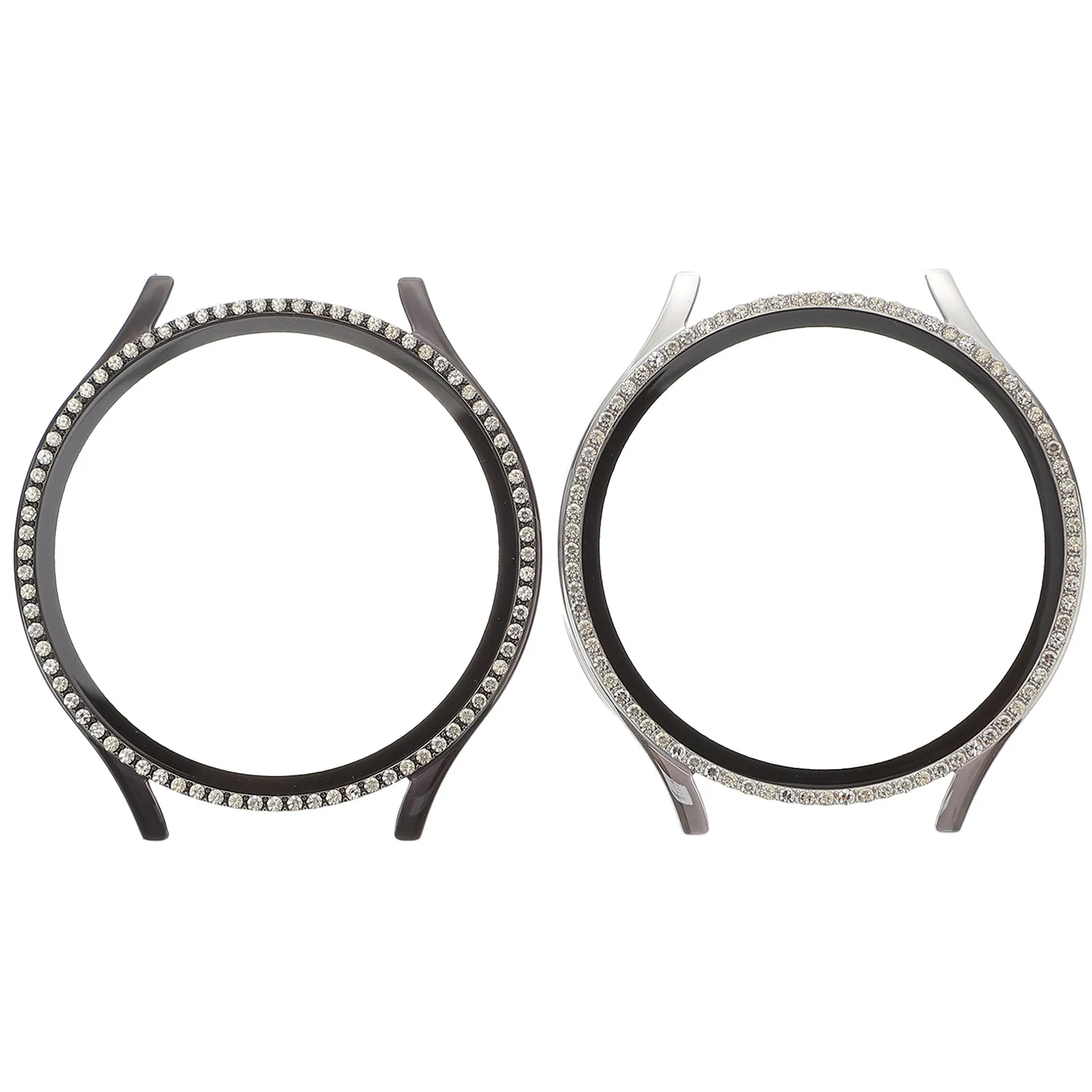 

2 шт. декоративных защитных круглых накладок на часы с кристаллами и стразами для работы, отдыха и стильного образа