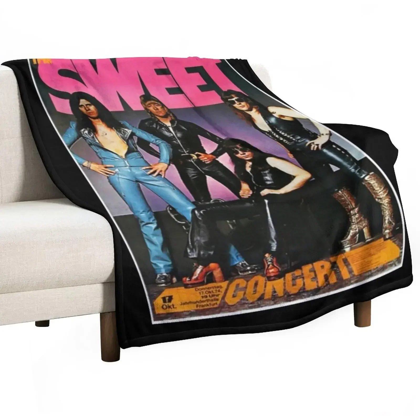 The Sweet Band One Shirt Throw Blanket Thin bed plaid Vintage Blankets