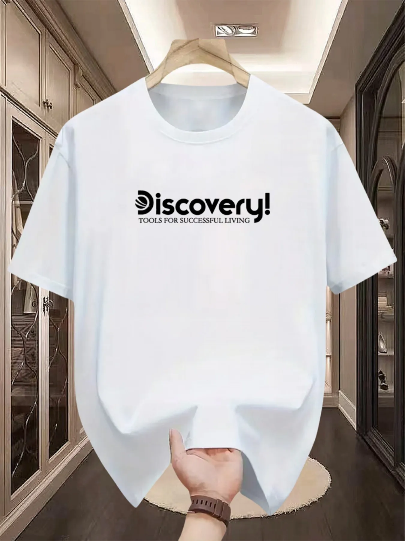 2025 New Printed T-Shirt Men's Outdoor Sports Short Sleeves