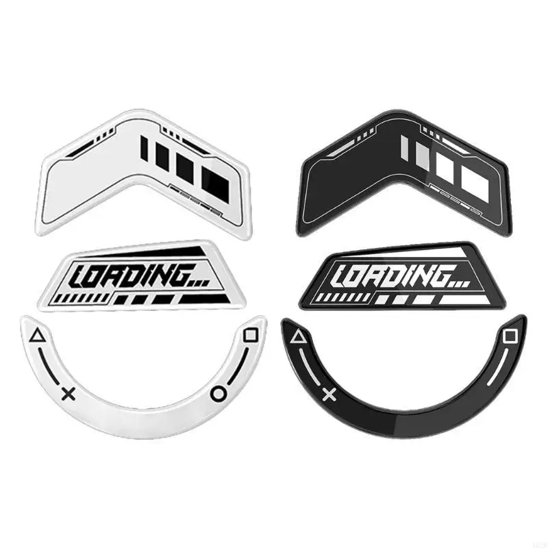462E Upgraded Tempered Glass Mouse Feet Pads Skates for G502X Mouse Feet Sticker High Smoothness Mouse Feet Pads Skates
