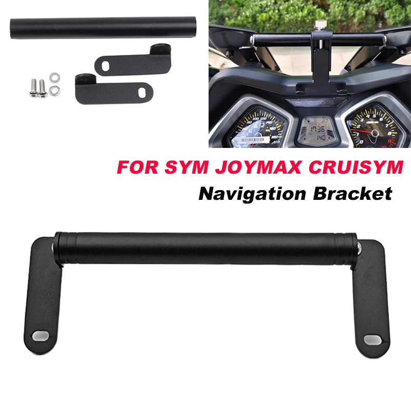 GPS Navigation Bracket For SYM JOYMAX Z 300 2018 2019 CRUISYM 300 2021 Motorcycle Navigation Bracket GPS Smartphone Plate Holder