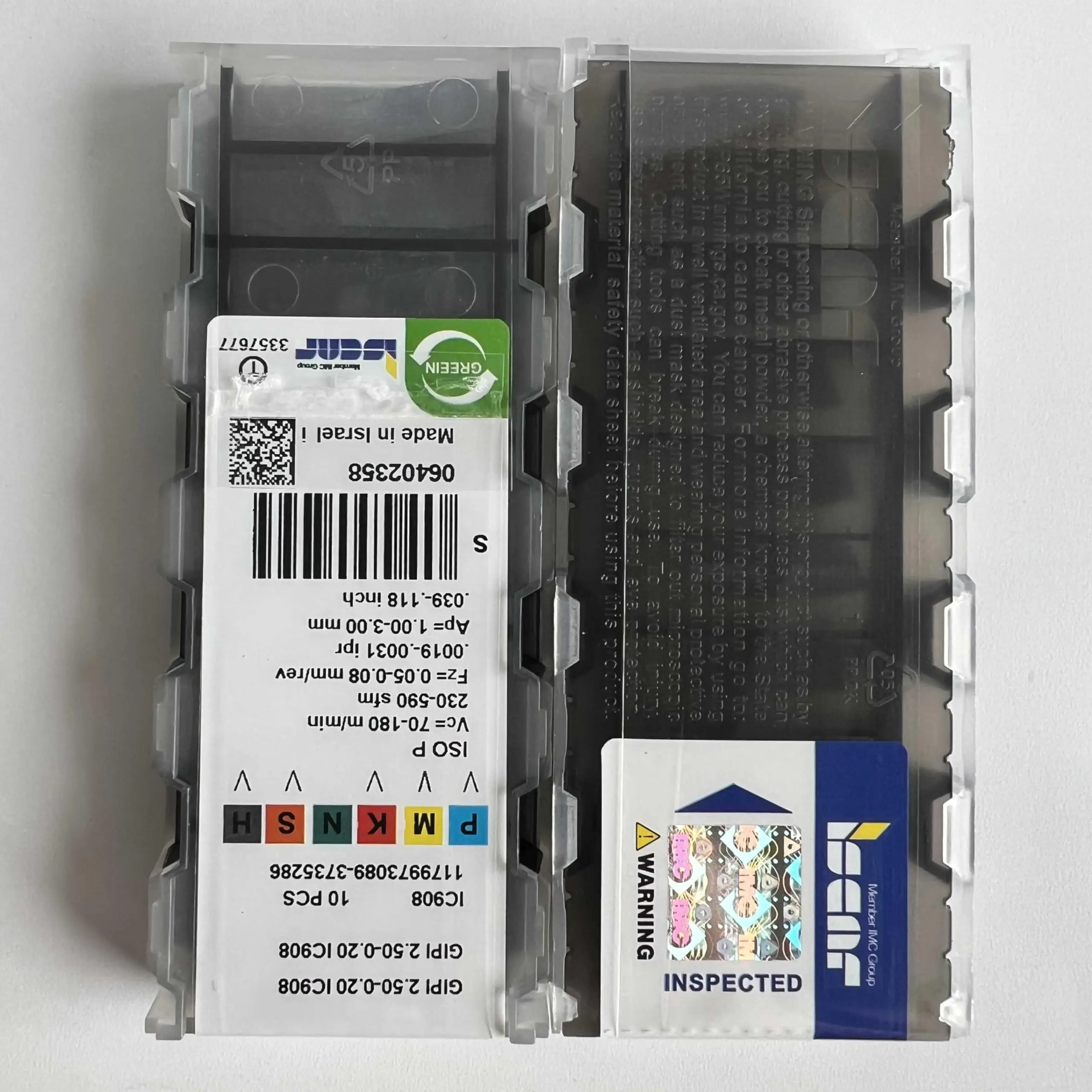 

Original blade GIPI2.50-0.20 IC908 /Carbide CNC Blade 10 Pieces