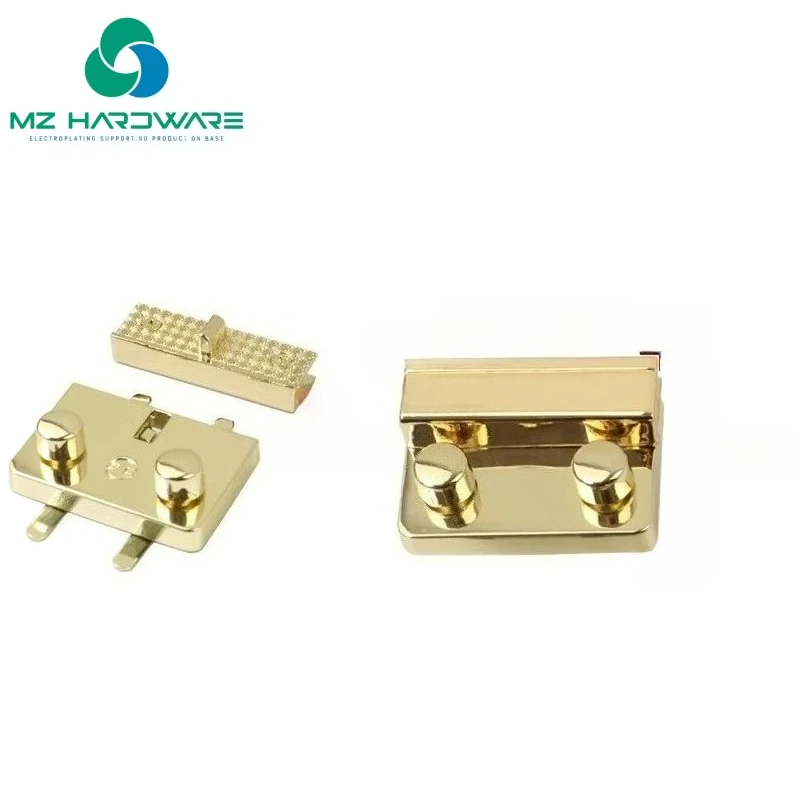 

MZhardware 1 Piece Wholesale Zinc Alloy Machine Lock Hardware - Push Lock Clasp for Handbag Wallet Making Accessories