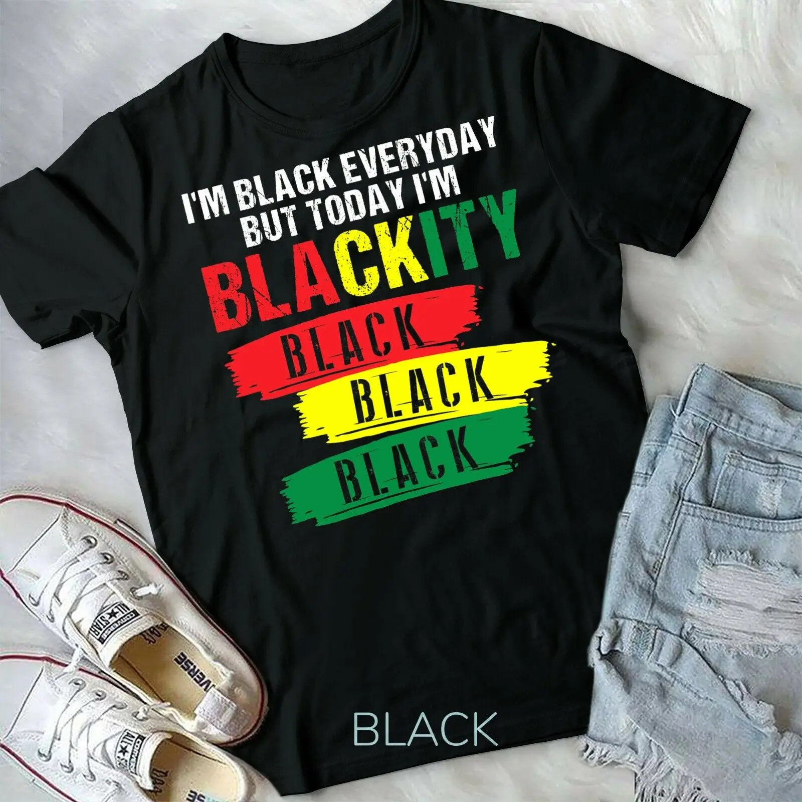 

I'm Blackity Black African American Black Power Juneteenth Unisex Youth T-shirt