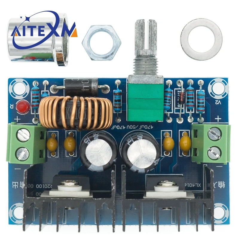 XH-M401 DC-DC Step Down Buck Converter Power Supply Module XL4016E1 PWM Adjustable 4-40V To 1.25-36V Step Down Board 8A 200W