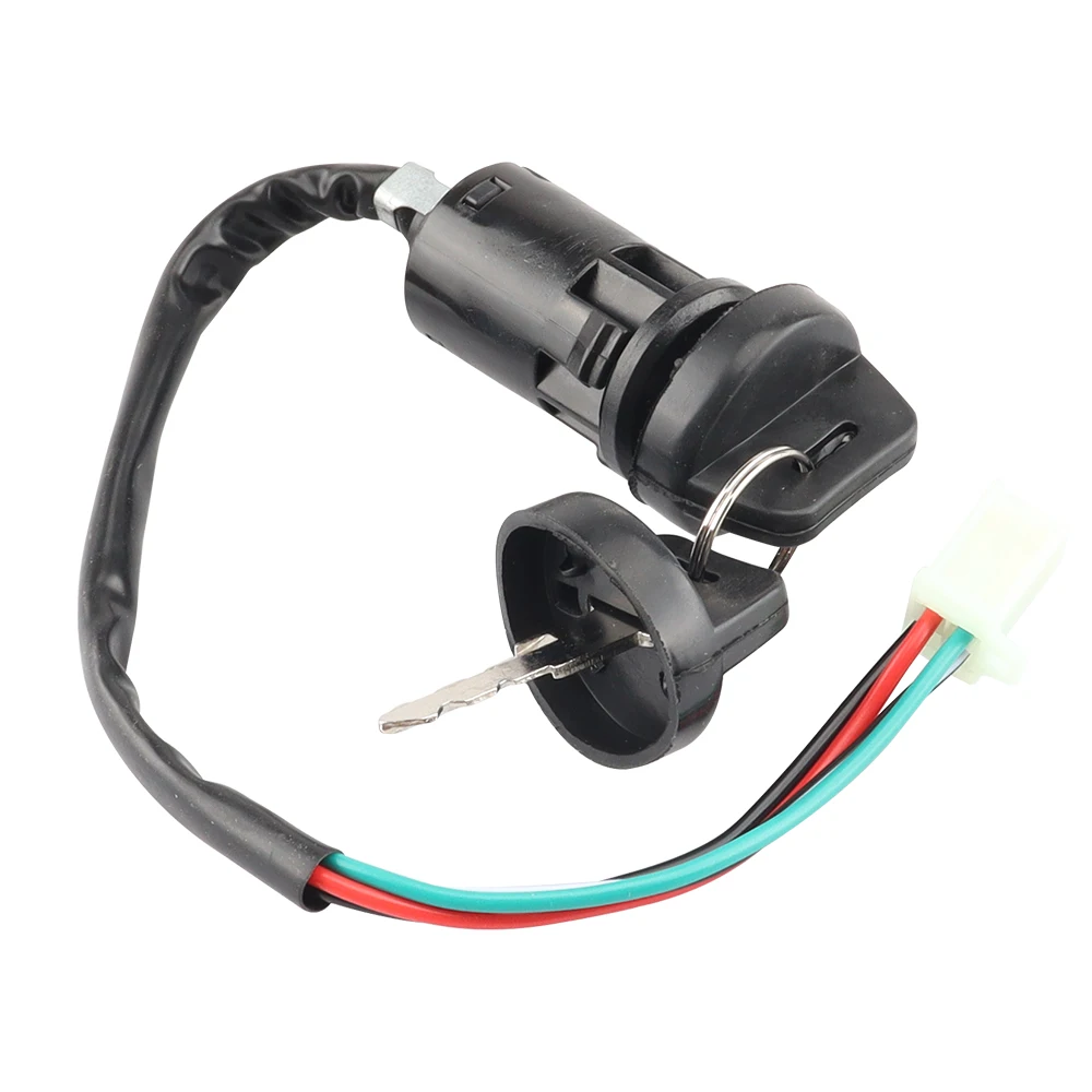 4 Wire Ignition Switch With 2 Keys Universal For 50cc‑250cc ATV Quad Dirt Pit Bike Replacement Lock