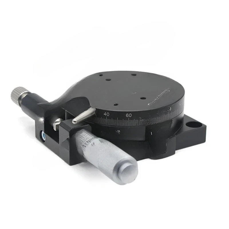 

Manual high-precision displacement table 360 ° angle R-axis optical slide table RS60/90/125 rotating platform