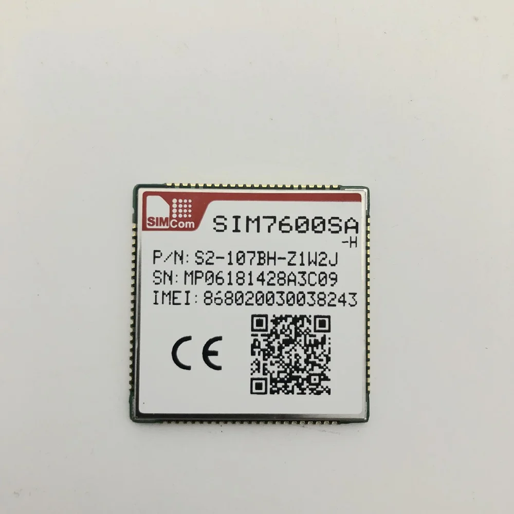 Merrillchip Cellular EDGE, GPRS, HSPA+, LTE, WCDMA Transceiver Module 850MHz, 900MHz, 1.8GHz, 1.9GHz Antenna SIM7600SA SIM7600