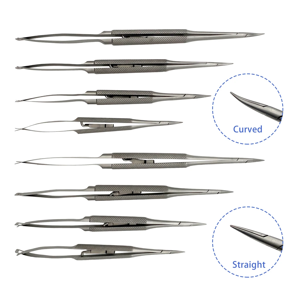 Ooglidgereedschap Dental Castroviejo Naaldhouders voor tandarts Chirurgische pincet Oognaaldhoudtang