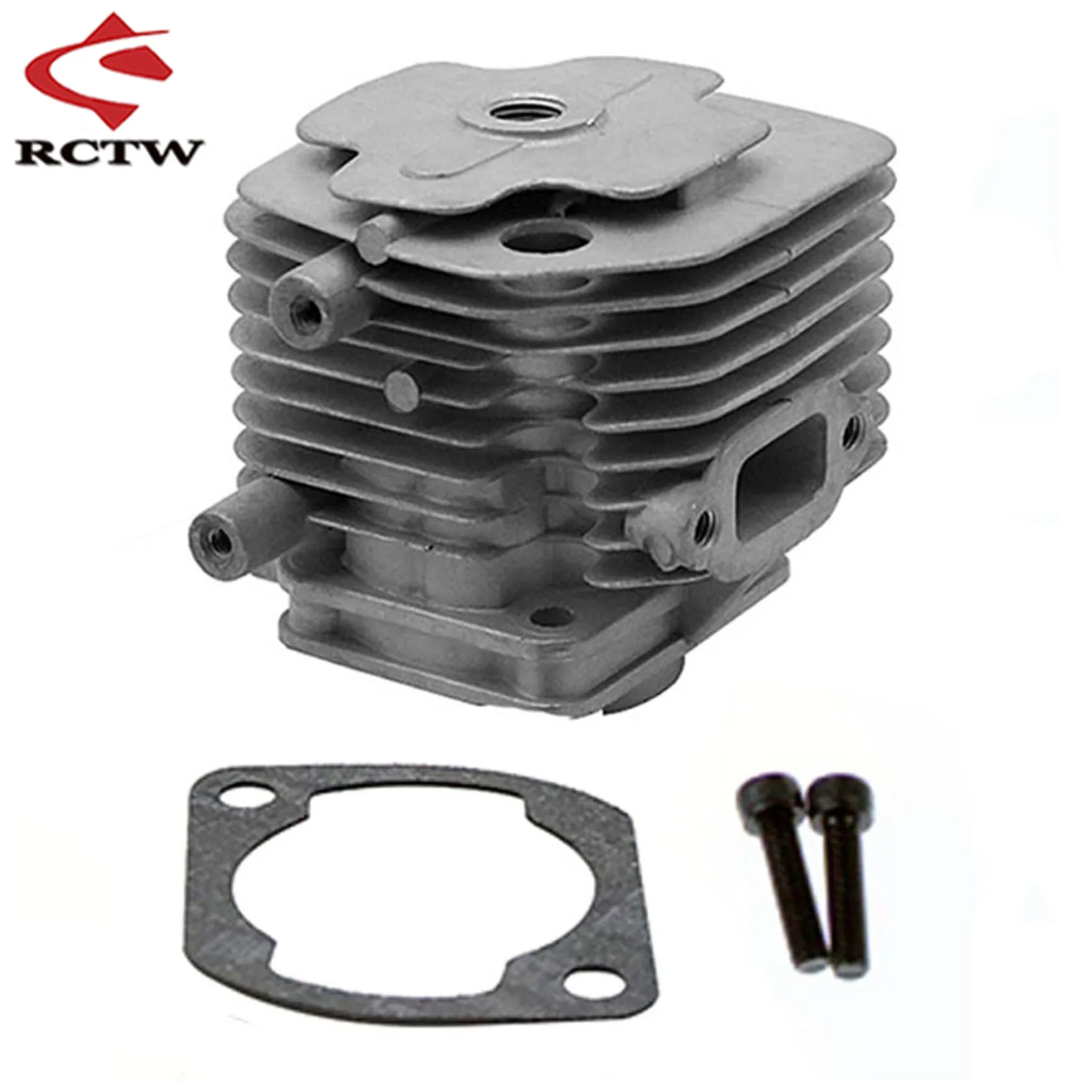 2 Gat 29cc Cilinder of Carburateur Kit voor 1/5 Hpi Rofun Rovan Km Baja 5B 5T 5SC FG Losi 5ive T GoPed Rc Auto Gasmotoren Onderdelen