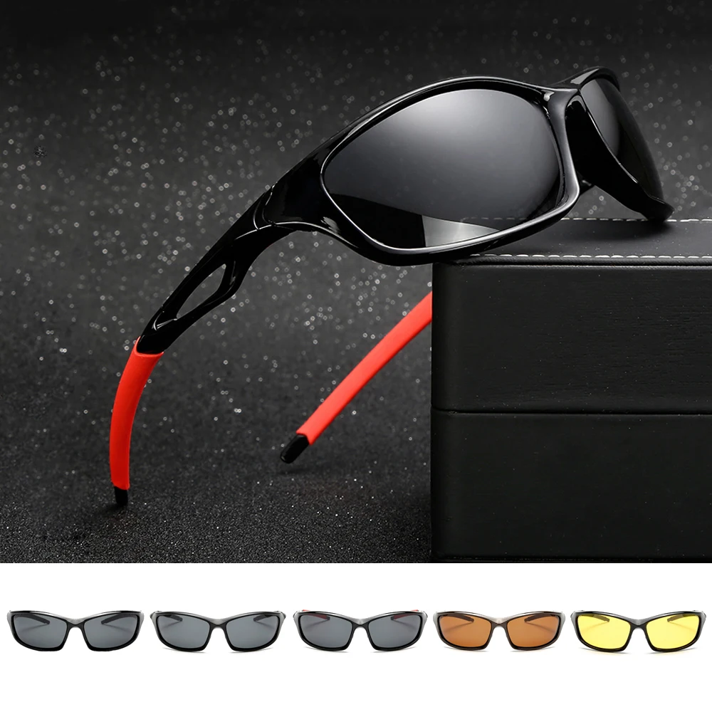 

FOENIXSONG Polarized Sunglasses for Men Women Night Vision Yellow Lens Sun Glasses Female Eyewear Outdoor Sports Sunglass