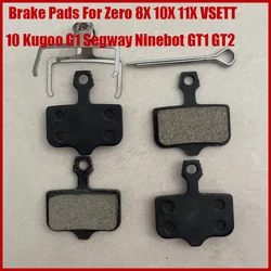 Brake Pads Disc For Zero 8X 10X 11X VSETT 10 Kugoo G1 Segway for Ninebot GT1/2 Wear MTB Electric Scooter Resistance Cycling Pads