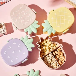 Outing Tableware Portable Lunch Box Baby Child Student Outdoor Camping Picnic Food Container Pineapple-shaped Bento Box