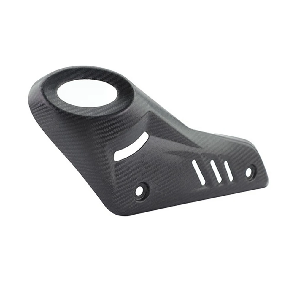 

Leading-Edge-Motorcycle Exhaust Silencer Exhaust Cover Carbon Fiber Protector Heat Shield Guard For KOVE 450RR 2023