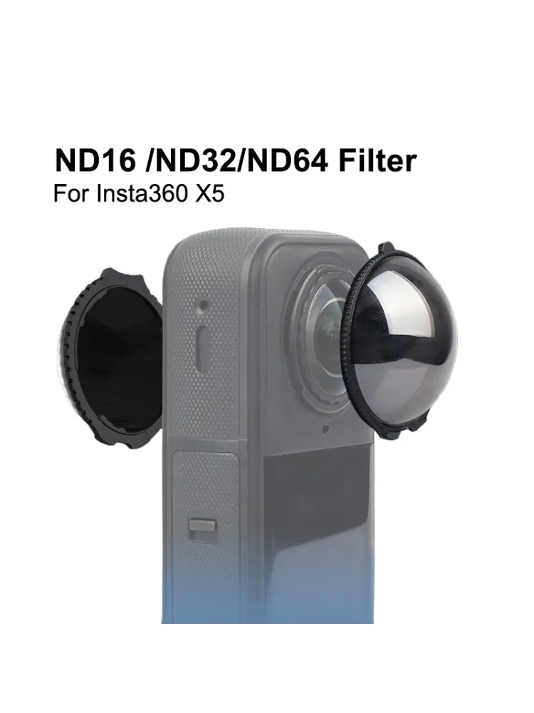 Filtry ND do Insta360 X5 ND16 ND32 ND64 Zestaw Filtrów Obiektywu Redukcja Światła Szkło Optyczne Ochrona Obiektywu Akcesoria do Aparatu — zdjęcie produktu 7