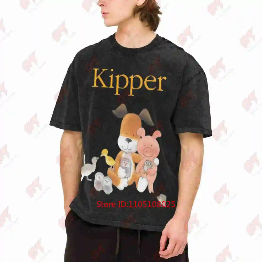 Kipper The Dog Vintage Washed Tee Pure Cotton T-Shirt