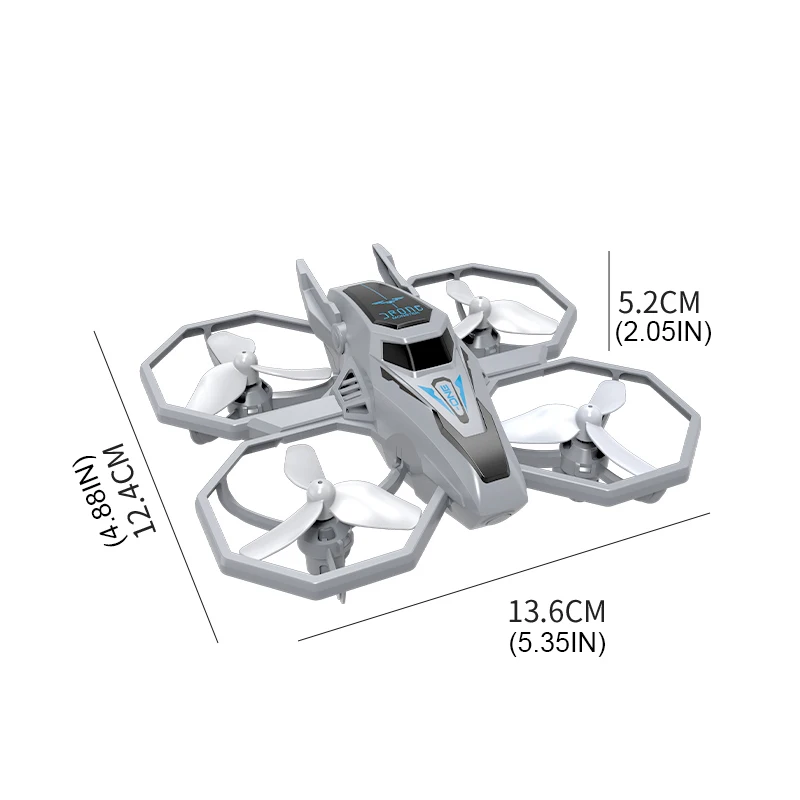 H118PRO Schermo di controllo remoto Antenna Stunt Drone Fotocamera HD Flusso ottico Luci a LED Bambini Giocattoli da esterno Regolazione della velocità del quadricottero