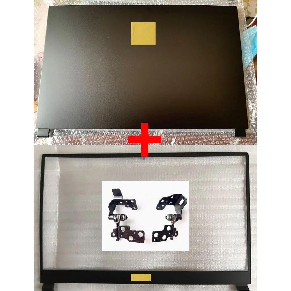 Allpersell Laptop obere untere Abdeckung für msi gl75 MS-17E2 17 e4 17 e5 17 e7 Bildschirm Rückseite Gehäuse Lünette Rahmen Handballen auflage untere Schale Scharnier abdeckung 10