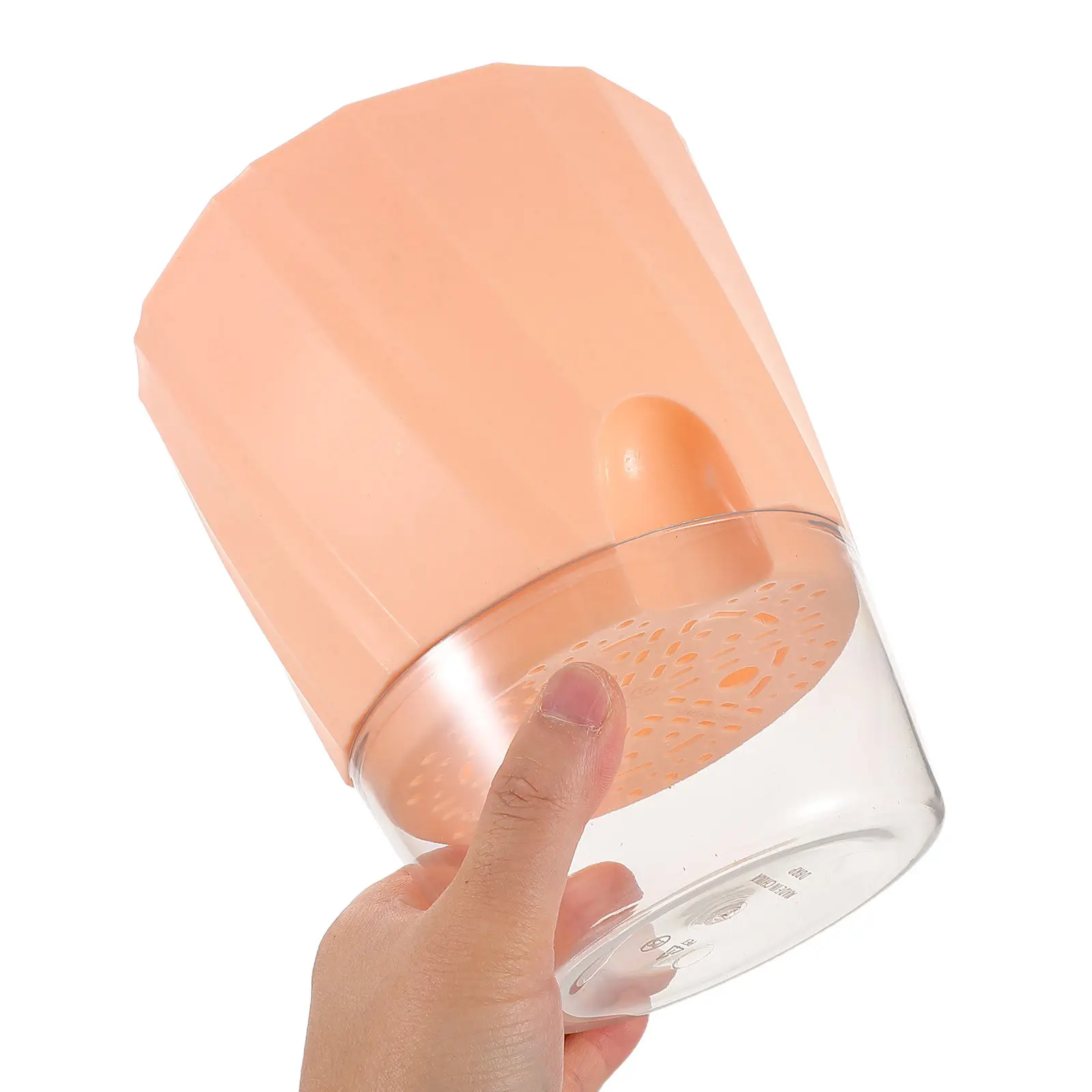 

Набор из 3 автоматических самополивающихся цветочных горшков: прозрачные пластиковые кашпо для суккулентов, гидропонные горшки для растений в помещении, настольные кашпо