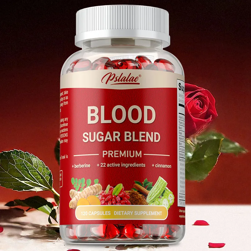 

Blood Sugar Blend - Promote Balanced Sugar Levels, Metabolic Health, Improves Hypoglycemia, Increases Energy