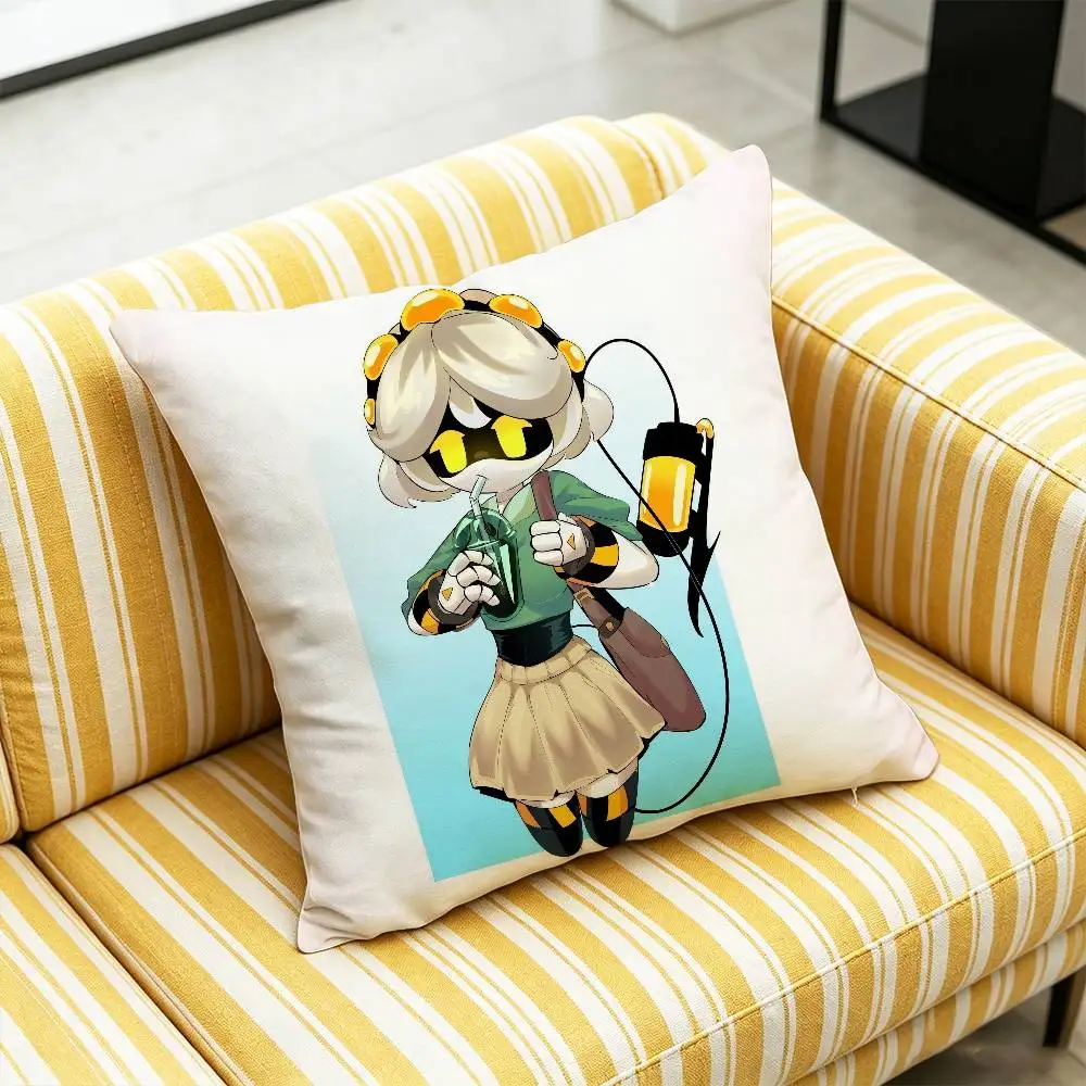For Murder Drones Throw Pillow Cover Case Custom Gift Decorative Pillowcase Accent Cushion Covers