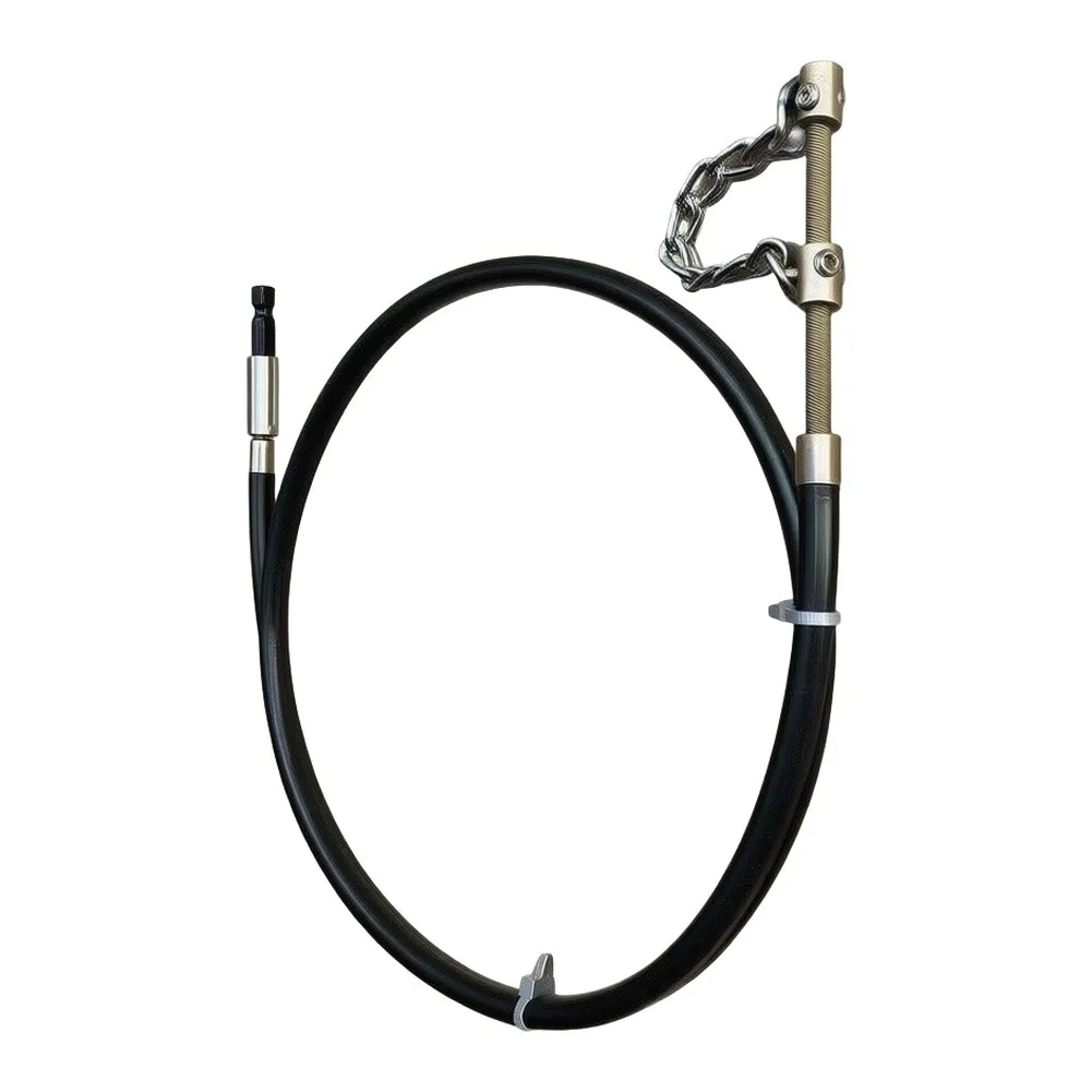 Drain Cleaning Tool for 50mm Pipes with Drill Adapter for Kitchen Sink and Bathroom Drain Clog Removal up to 110mm Deep Reach