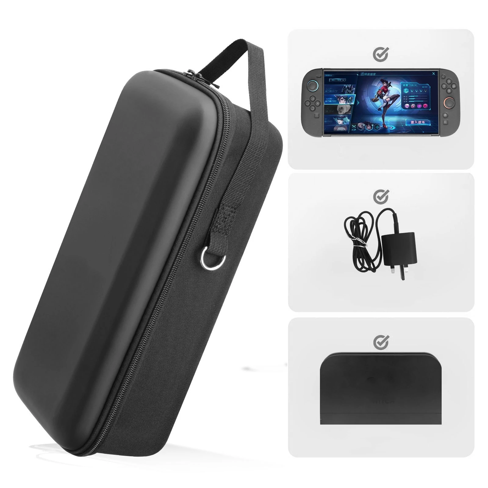 

Large Capacity Storage Bag for Switch 2 Game Console Carrying Bag Game Accessories Can Stored Game Console Base