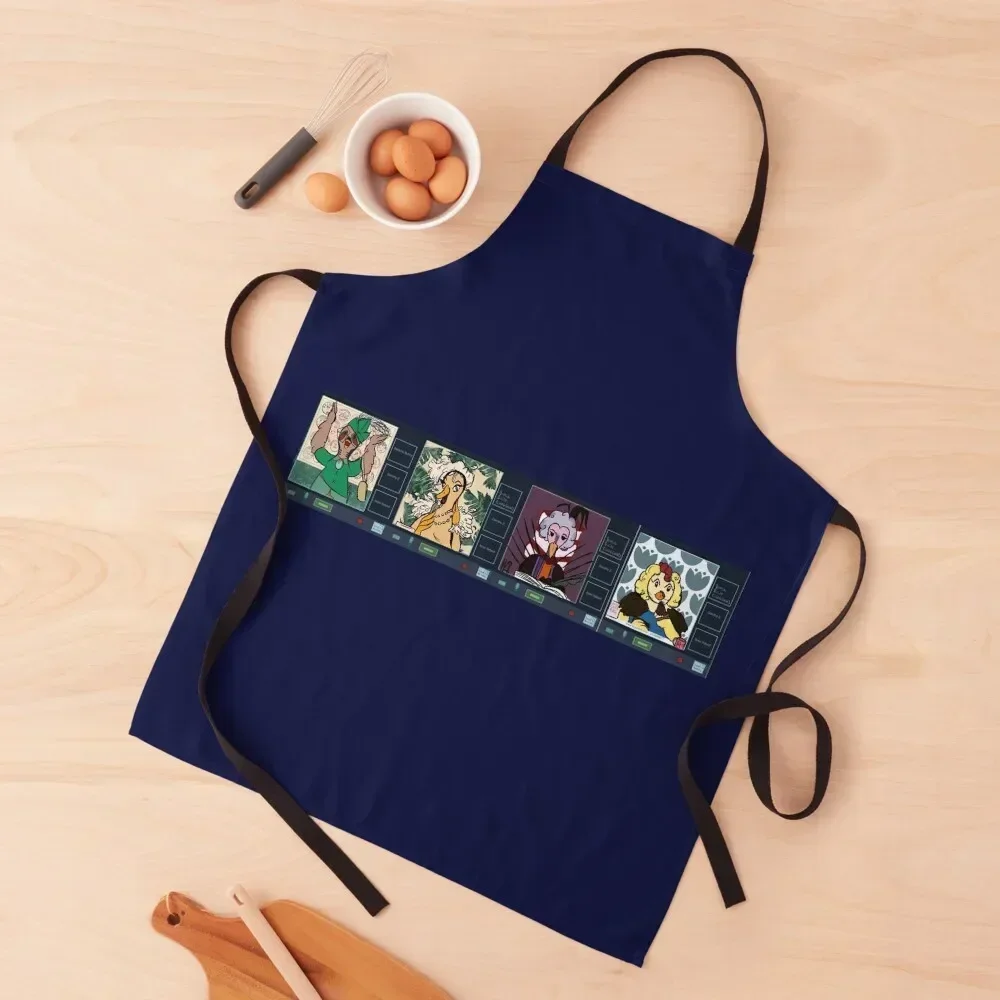 Four Calling Birds Apron For Kitchen Women Kitchen For Man Apron