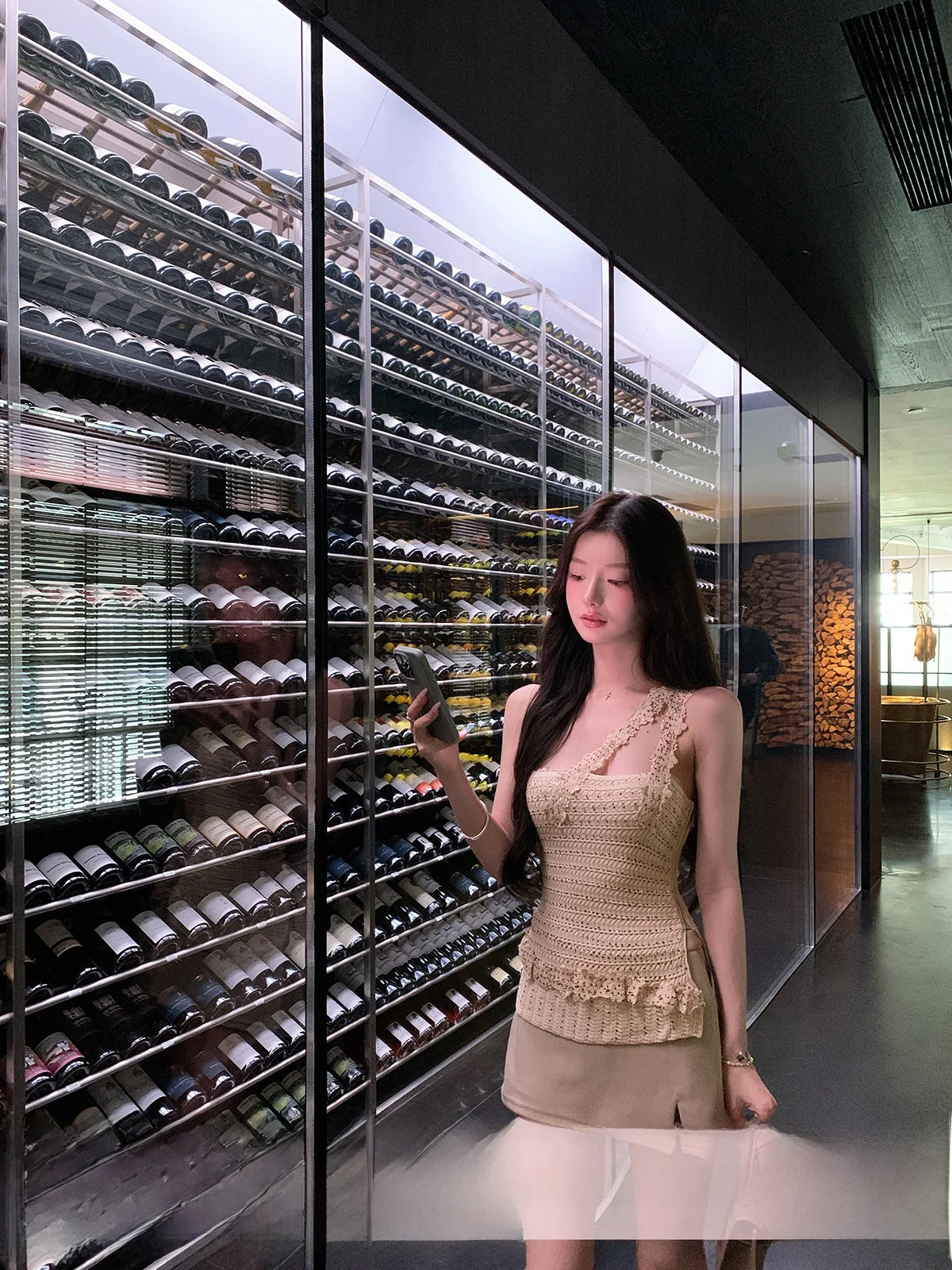 

Топ-бюстье Yoyozhang Zhang Yuyu Anne's Thoughts с асимметричным плечевым ремнем, женский, весенний дизайн, маленький размер, эффектный.