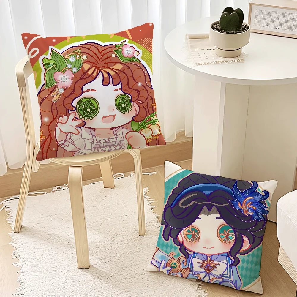 Identity V Cute Game Little Girl Doctor Luca For Bedroom Car Coffee Shop Room Soft and Living Room Sofa Decorative Pillow Case