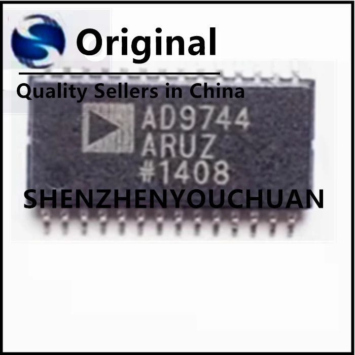 AD9744ARUZ AD9744 11ns Parallel 2.7V~3.6V 14Bit TSSOP-28 Digital To Analog Converters (DACs) ROHS  IC Chipset New Original