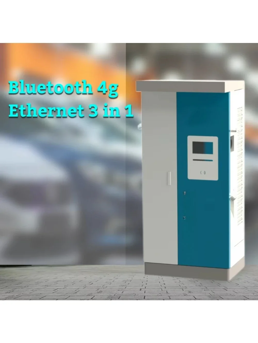 Electric Vehicle Charging Pile 120/160/180/240kW Double Door Floor-Mounted Charging Stations 4G/Ethernet/ 3 in 1