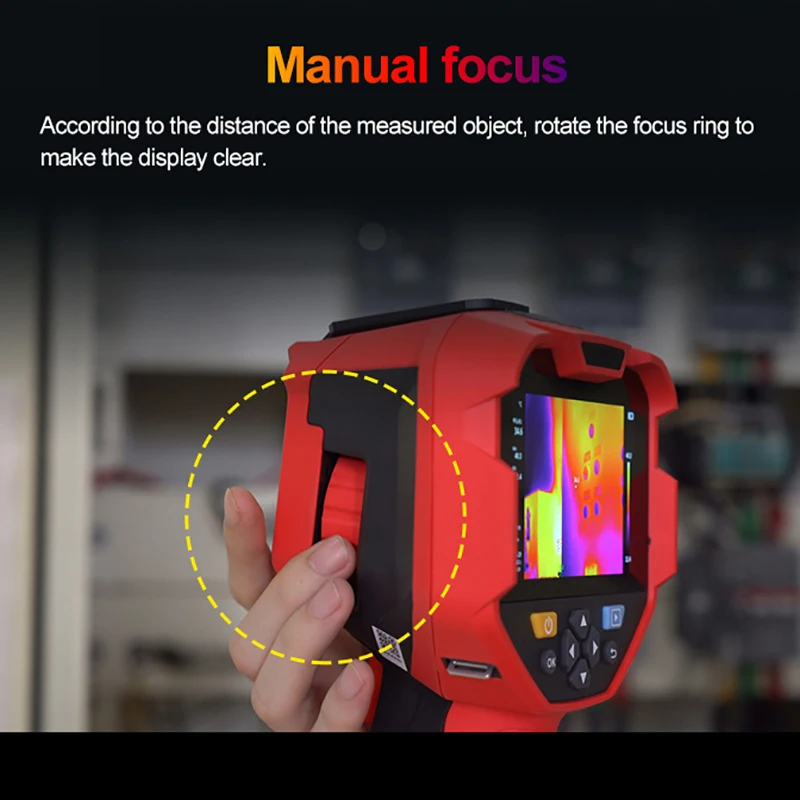 UNI-T Manual Focus Thermal Imager UTI384H 384X288 Pixels Thermographic Camera Professional Infrared Thermal Camera For Repair