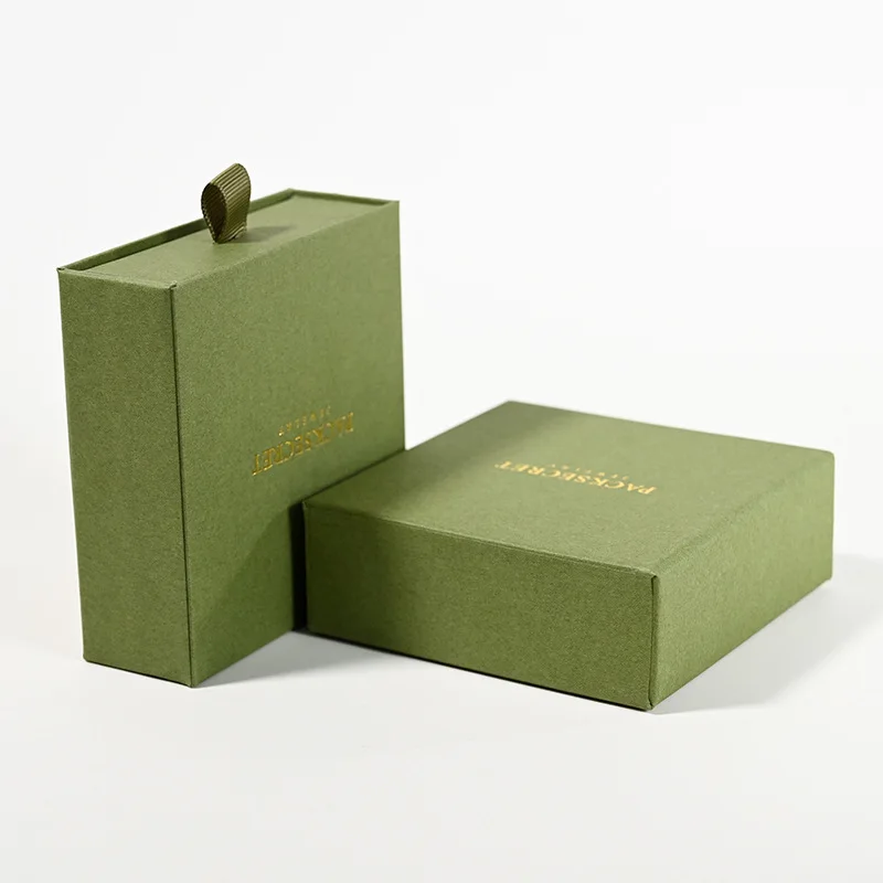 Custom Trendy Color Drawer Jewelry Packaging Earrings Jewelry Box Ring Accessories Paper Box Necklace Bra